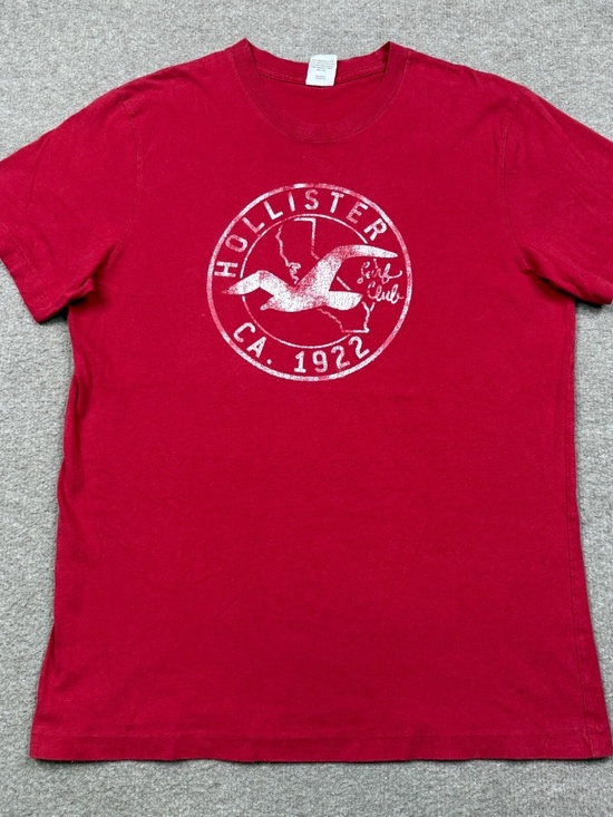 Hollister Other - Vintage Hollister T Shirt Mens Size L Red Short Sleeve Crew Neck